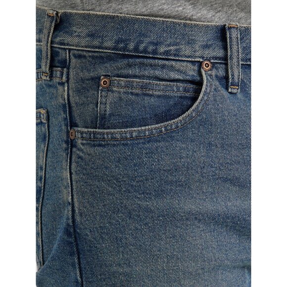 Wrangler Relaxed Fit Five Pocket Denim Shorts Saddle Stitching Mens Size 36 Blue - Picture 8 of 10